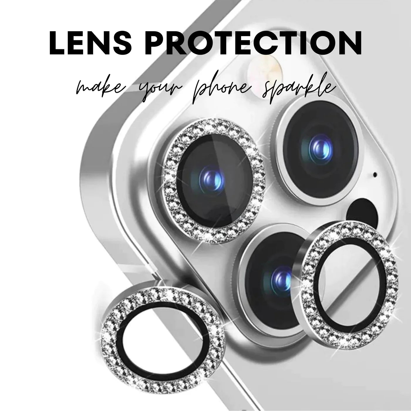 PHONE LENS PROTECTOR SILVER