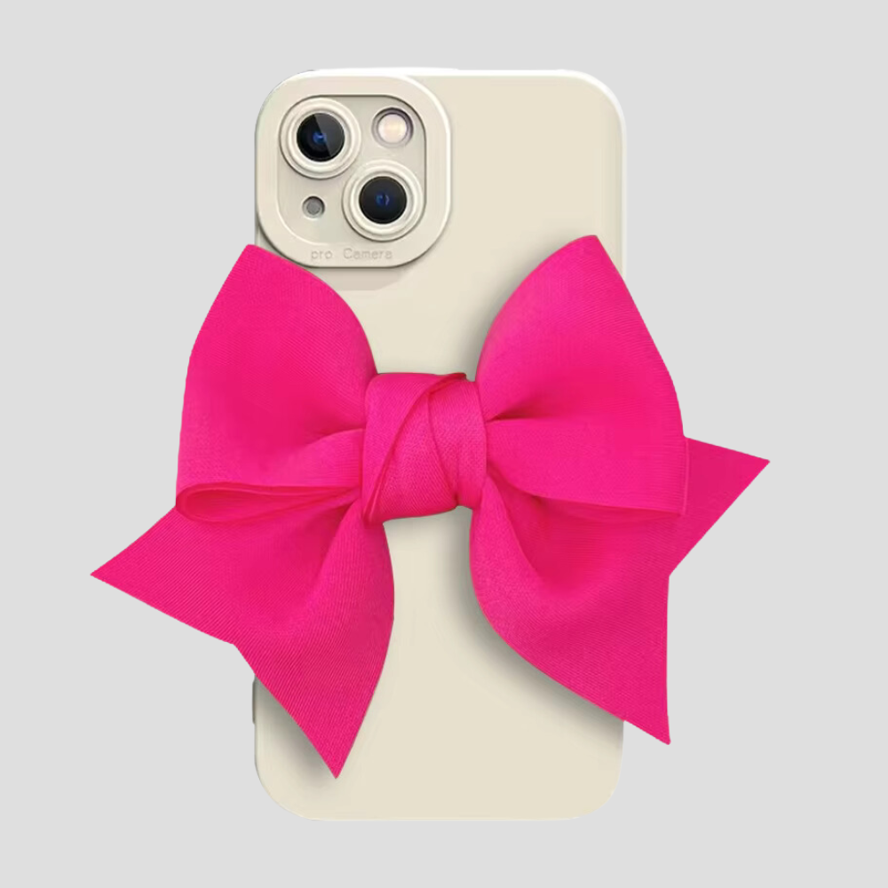 WHITE BOW PHONECASE